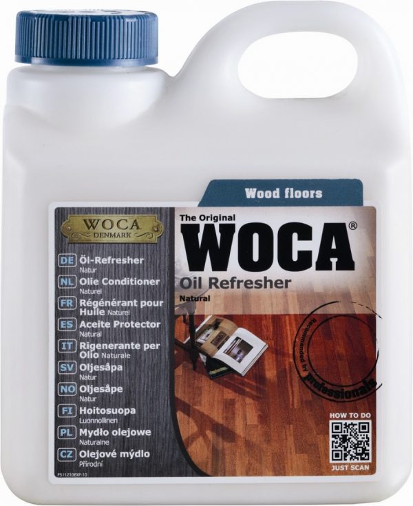 Flacon Woca Olie Conditioner Wit, 1 liter