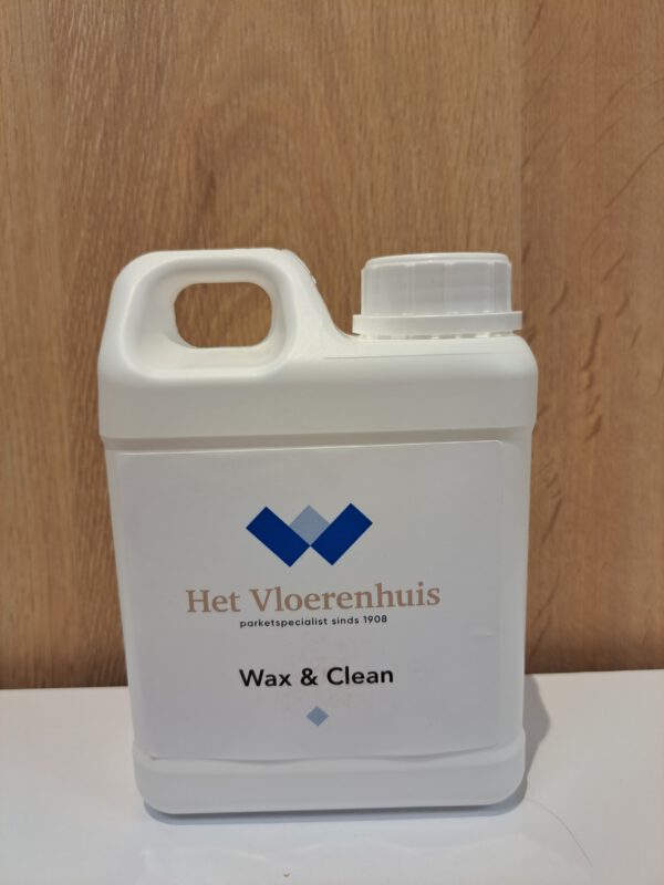 Flacon Vloerenhuis Wax en Clean, 1 liter (voorkant)