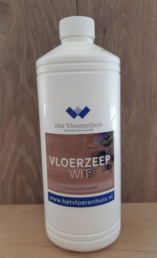 Flacon Vloerenhuis Zeep Wit, 1 liter